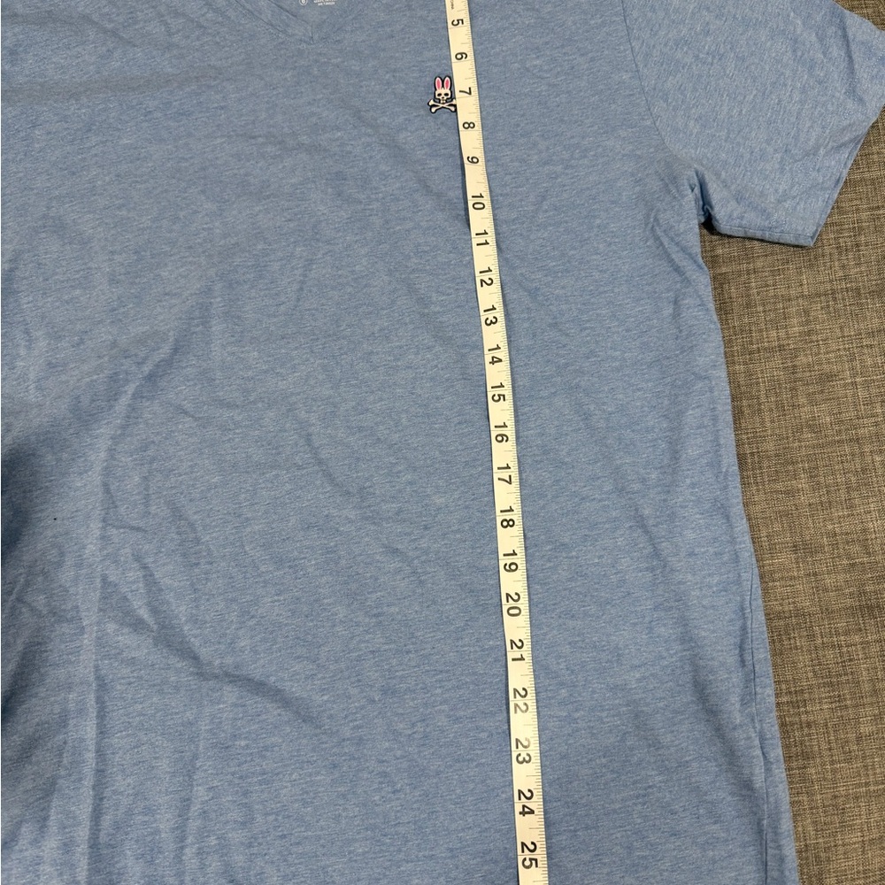 Psycho Bunny Men's Light Blue Short Sleeve Tee - Picture 5 of 8